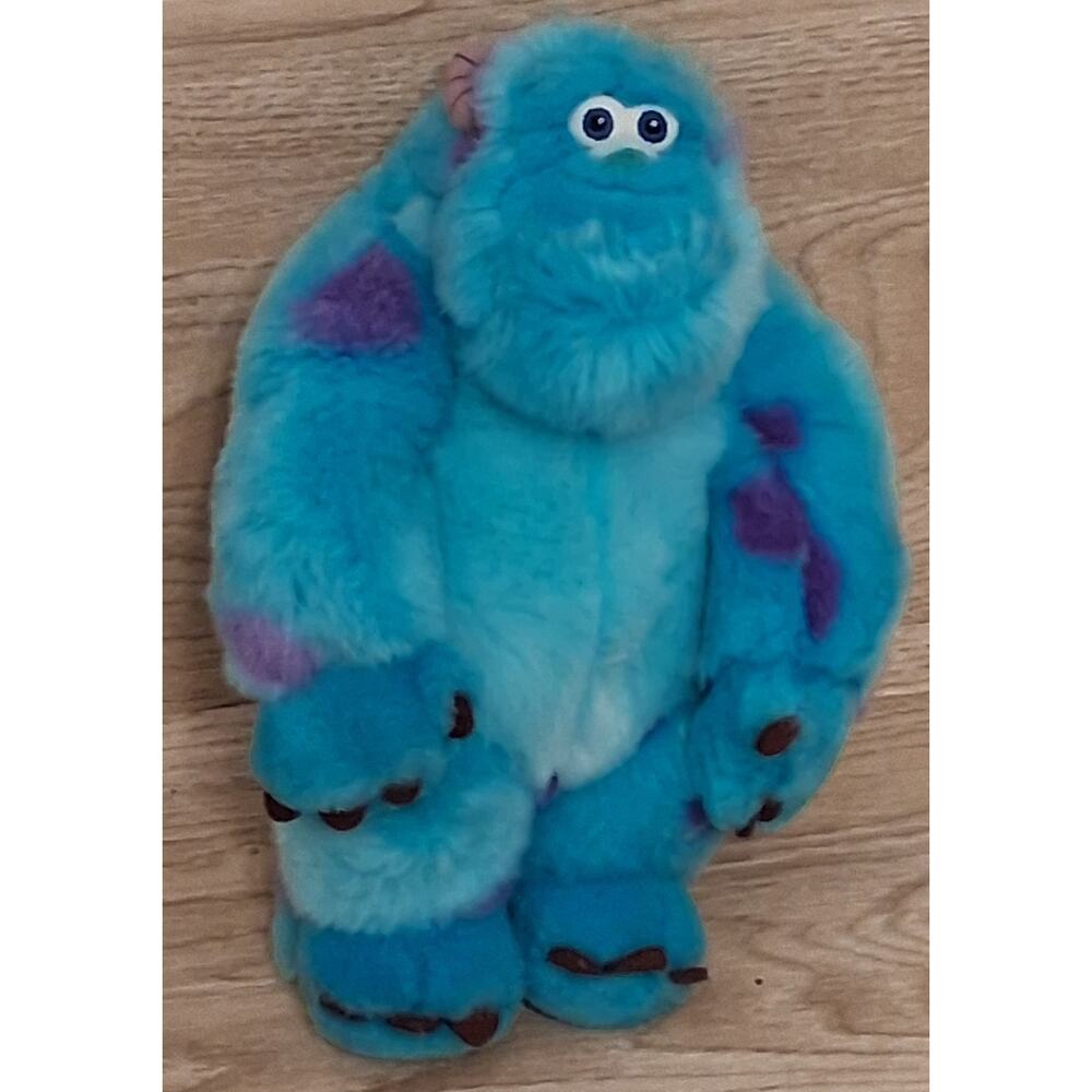 Disney Store Pixar Monsters Inc Sully Plush 12"  Blue Stuffed Animal Pre-owned